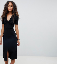 Платье-футляр из ткани понте ASOS DESIGN Tall - Черный