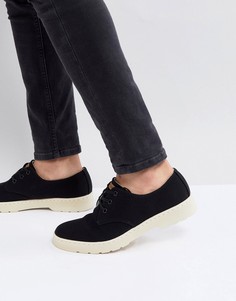 Черные туфли с 3 парами люверсов Dr.Martens Delray - Черный