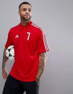 Красная футболка adidas Football Tanip Icon CD8343 - Красный