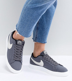 Серые кроссовки Nike Sb Blazer Vapor - Серый