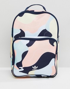 Рюкзак с камуфляжным принтом adidas Originals HZA Valley DP0217 - Розовый