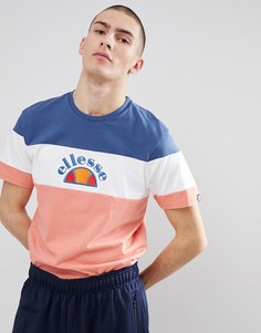 Розовая футболка колор блок ellesse - Розовый