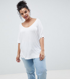 Белая футболка ASOS DESIGN Curve - Белый