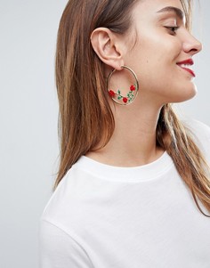 Серьги-кольца ASOS - Золотой