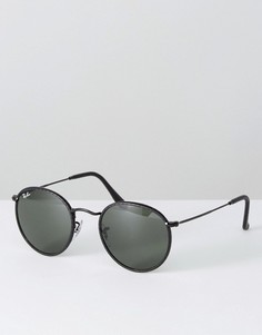 Круглые солнцезащитные очки Ray-Ban 0RB3475Q - Черный