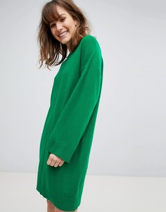 Oversize-платье с широкими рукавами ASOS - Зеленый