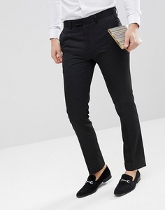Черные брюки скинни Moss London - Черный