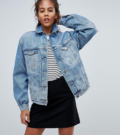 Голубая джинсовая куртка ASOS DESIGN Tall - Синий