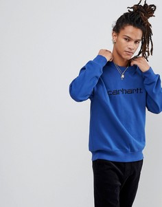 Синий свитшот Carhartt WIP - Фиолетовый