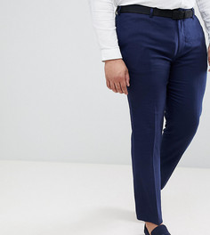 Темно-синие фактурные брюки скинни ASOS DESIGN Plus Wedding - Темно-синий