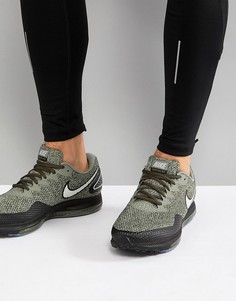 Кроссовки цвета хаки Nike Running Zoom All Out Low 2 AJ0035-300 - Зеленый