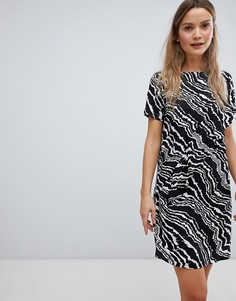 Платье А-силуэта в полоску In Wear Piritta - Черный