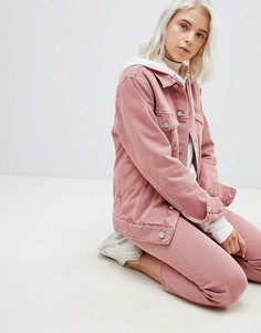 Джинсовая куртка Weekday - Розовый