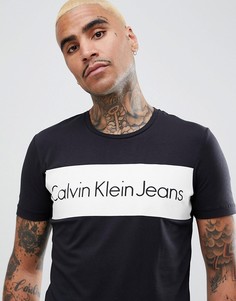 Приталенная футболка Calvin Klein - Черный