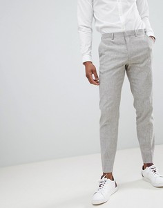 Узкие льняные брюки Jack &amp; Jones Premium - Серый