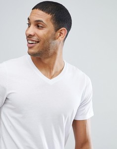 Футболка с V-образным вырезом Jack &amp; Jones Essentials - Белый