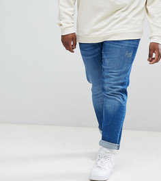 Выбеленные джинсы узкого кроя River Island Big &amp; Tall - Синий