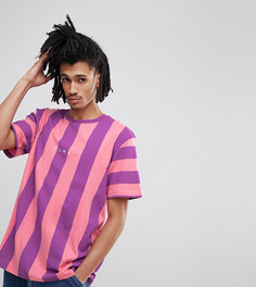 Розовая футболка в полоску Puma эксклюзивно для ASOS - Розовый