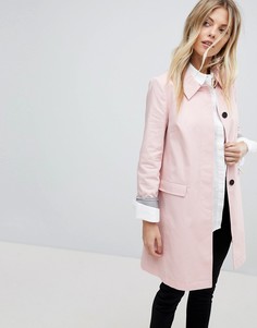 Хлопковый макинтош Jack Wills Edda - Розовый