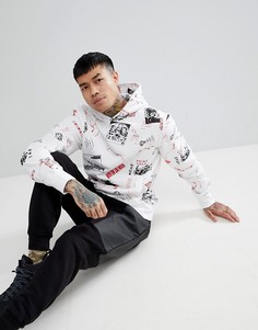 Худи белого цвета с принтом Billionaire Boys Club - Белый