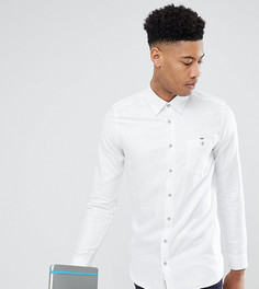 Строгая льняная рубашка белого цвета Ted Baker TALL - Белый