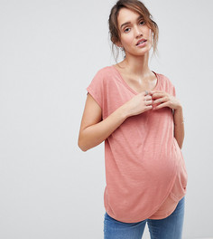 Топ для кормления с запахом New Look Maternity - Розовый