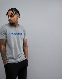 Серая меланжевая футболка Patagonia - Серый