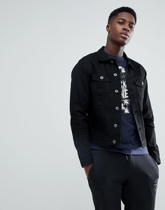 Джинсовая куртка узкого кроя Jack &amp; Jones Intelligence - Черный