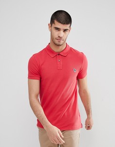 Поло красного цвета узкого кроя с логотипом PS Paul Smith - Красный