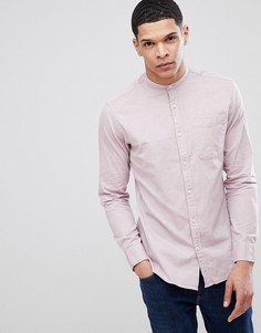 Рубашка кроя слим с воротником на пуговицах Jack & Jones Premium - Розовый