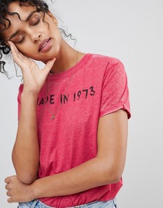 Футболка с принтом Pepe Jeans Alicia - Красный
