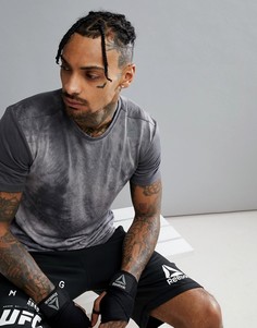 Серая футболка Reebok Combat CD5647 - Серый
