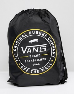 Черный рюкзак с затягивающимся шнурком Vans League V002W6BLK - Черный