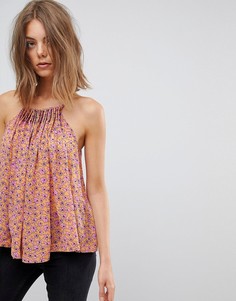 Топ на бретельках с цветочным принтом Vero Moda - Мульти