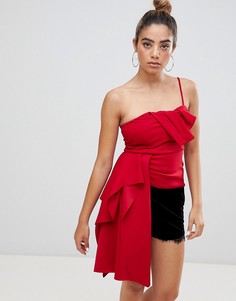 Асимметричный топ ASOS DESIGN - Красный