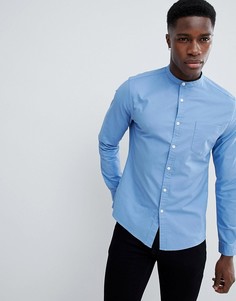 Эластичная оксфордская рубашка ASOS DESIGN - Синий
