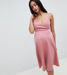 Платье миди для выпускного ASOS DESIGN Maternity - Розовый