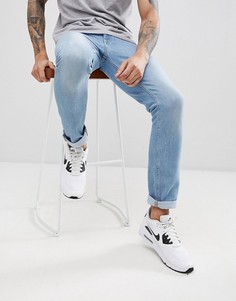 Светлые узкие джинсы Brooklyn Supply Co - Синий