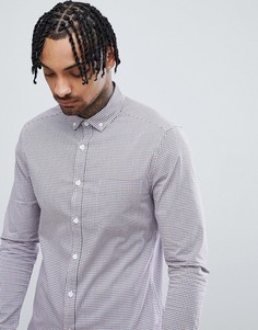 Рубашка в клетку ASOS DESIGN - Темно-синий