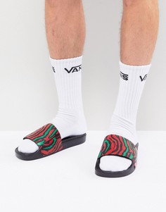 Черные шлепанцы Vans Slide-On X A Tribe Called Quest VA33TYQ4B - Черный