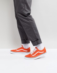 Оранжевые кроссовки Vans Old Skool VA38G12W1 - Оранжевый