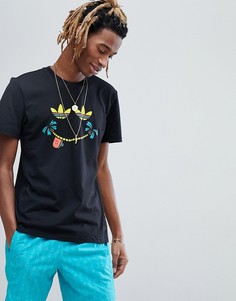Черная футболка adidas Skateboarding Island Delight CF5832 - Черный