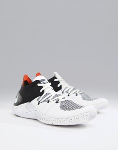 Бело-красные кроссовки Nike Training Free Tr Flyknit - Белый