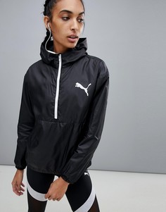 Ветровка на молнии 3/4 Puma Spark - Черный
