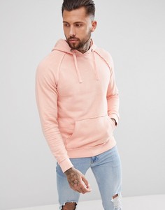 Розовый oversize-худи Blend - Розовый
