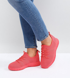 Кроссовки для широкой стопы ASOS DEDICATE - Розовый