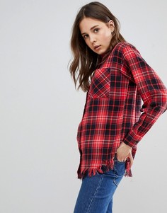 Рубашка в клетку Glamorous - Красный