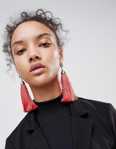 Кованые серьги с кисточками ASOS - Золотой