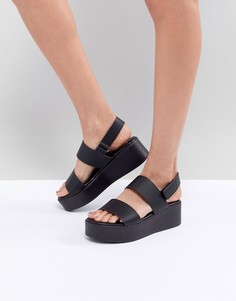 Сандалии на плоской платформе Steve Madden Rachel - Черный