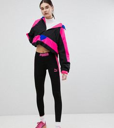Леггинсы с неоновыми полосками по бокам Puma эксклюзивно для ASOS - Черный